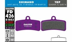 Plaquettes Galfer E-Bike - Pour Shimano Saint / Zee