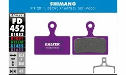 Plaquettes Galfer - Pour Shimano XTR/XT/SLX Nouvelle Génération