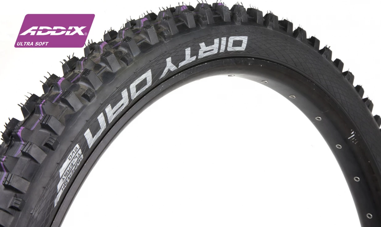 Pneu Schwalbe Dirty Dan - Addix Ultra Soft - Super Downhill - Tubeless Easy 1 Pneu Schwalbe Dirty Dan - Addix Ultra Soft - Super Downhill - Tubeless Easy