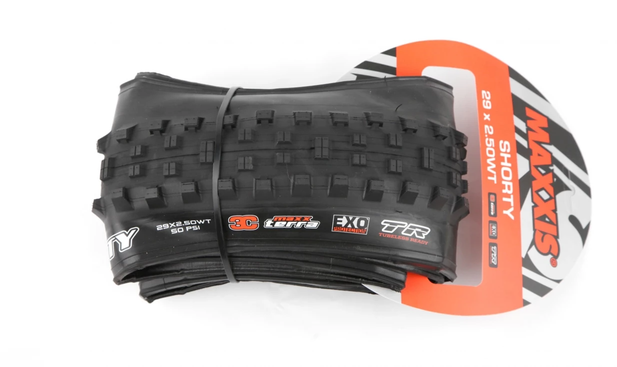 Pneu Maxxis Shorty Wide Trail - Profil 2020 - EXO Protection - 3C Maxx Terra - Tubeless Ready 3 Pneu Maxxis Shorty Wide Trail - Profil 2020 - EXO Protection - 3C Maxx Terra - Tubeless Ready – Image 3