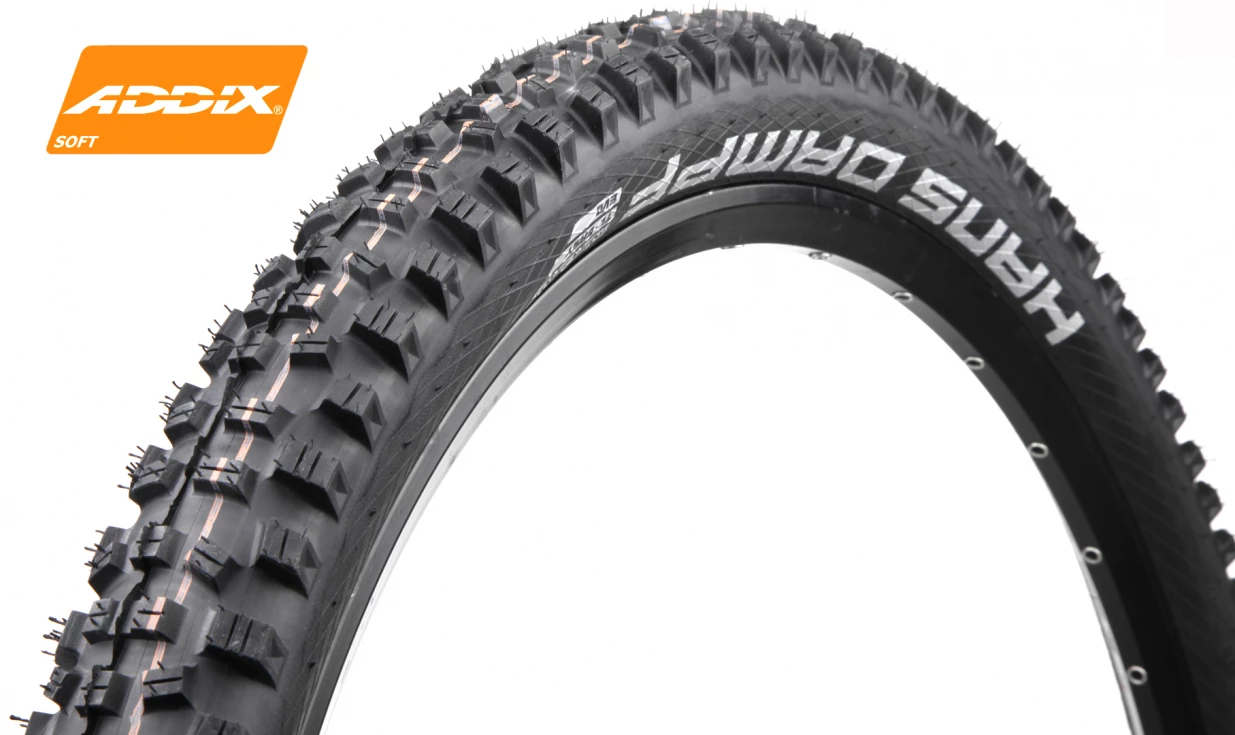 Pneu Schwalbe Hans Dampf Addix Soft - Super Gravity - Tubeless Easy 1 Pneu Schwalbe Hans Dampf Addix Soft - Super Gravity - Tubeless Easy